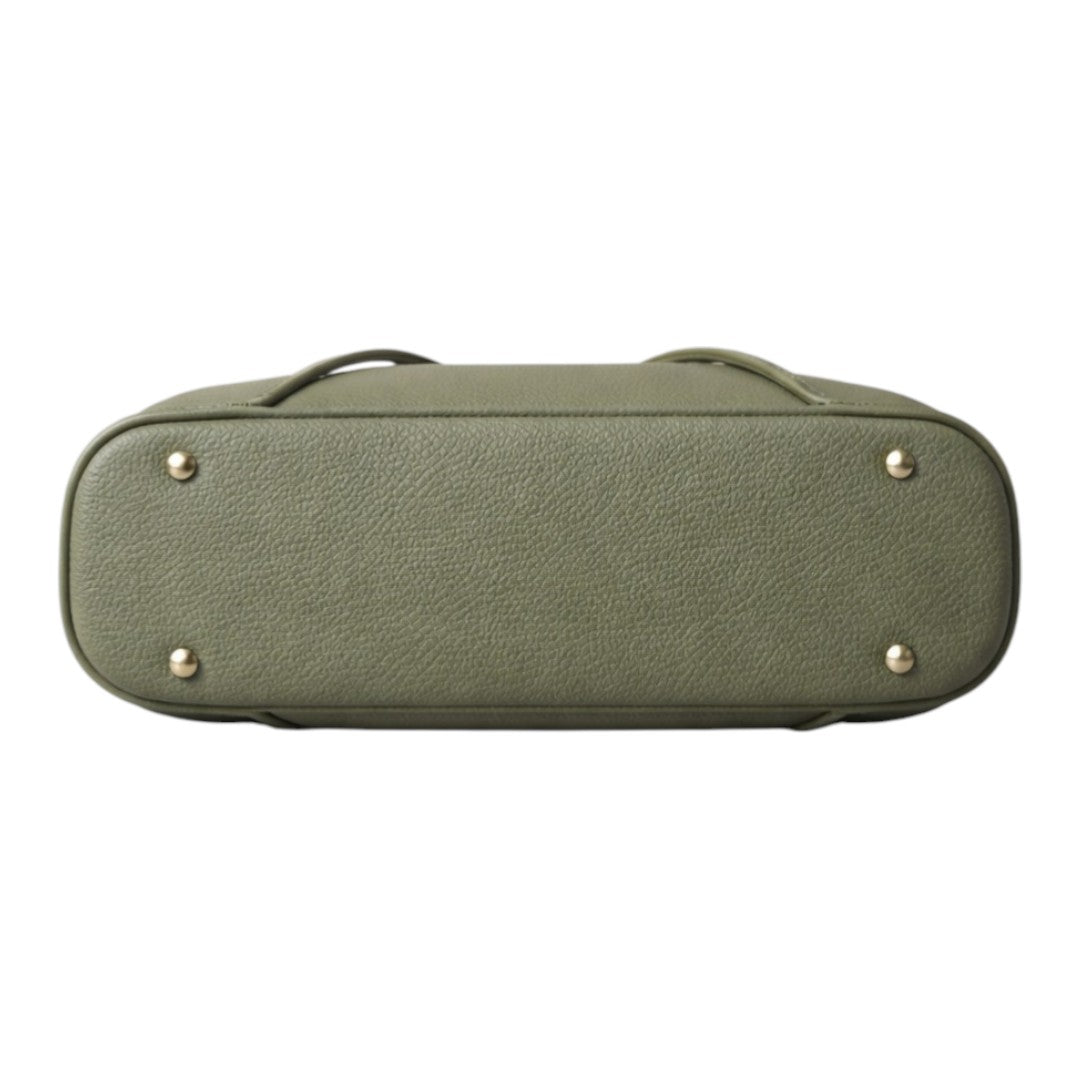 Dinix Women’s Olive Green PU Leather Shoulder  Bag